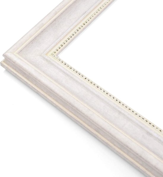 正方形額縁 UVカットアクリル仕様 樹脂製 G8230 50角(500×500mm) ホワイトグレー 受注生産品画像