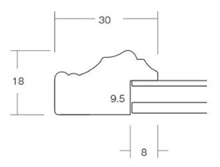 正方形額縁 UVカットアクリル仕様 樹脂製 G8237D 15角(150×150mm) グリーン 受注生産品画像
