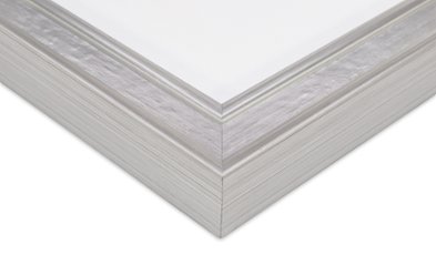 書道半紙額縁 UVカットアクリル仕様 樹脂製 G8239D 書道半紙(243×334mm) シルバー 受注生産品画像