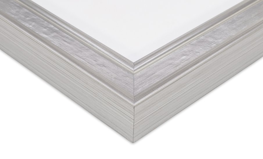 書道半紙額縁 UVカットアクリル仕様 樹脂製 G8239D 書道半紙(243×334mm) シルバー 受注生産品画像