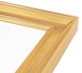 書道半紙額縁 UVカットアクリル仕様 樹脂製 G8239D 書道半紙(243×334mm) ゴールド 受注生産品画像