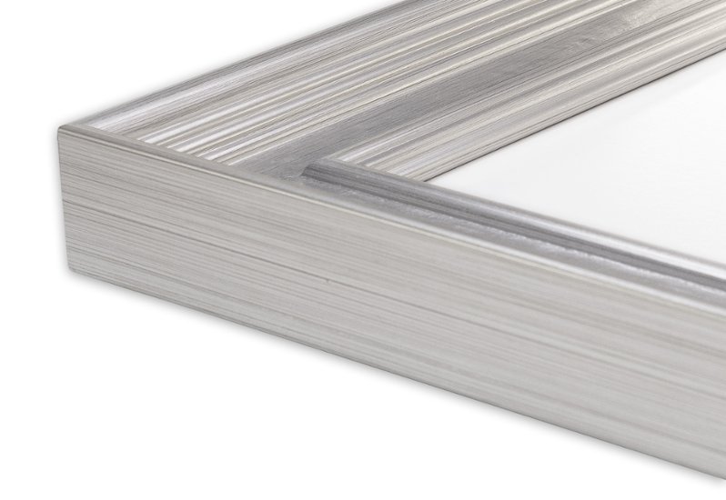 書道半紙額縁 UVカットアクリル仕様 樹脂製 G8239D 書道半紙(243×334mm) シルバー 受注生産品画像