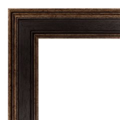 クリアファイルA4額縁 UVカットアクリル仕様 木製 G9859D クリアファイルA4(220×310mm) ブラックゴールド 受注生産品の画像