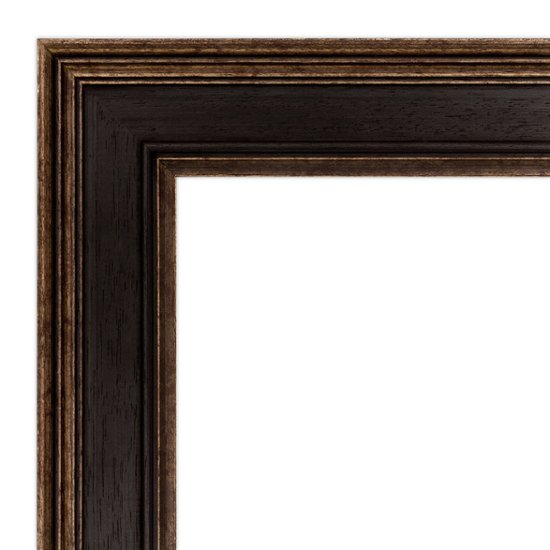 クリアファイルA4額縁 UVカットアクリル仕様 木製 G9859D クリアファイルA4(220×310mm) ブラックゴールド 受注生産品画像