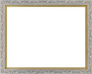 Sサイズ油彩用額縁 UVカットアクリル仕様 樹脂製 GD8201 壁用ステンWフック付 S15(652×652mm) シルバー 受注生産品の画像