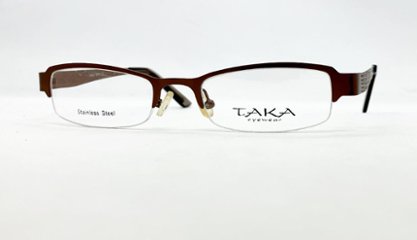 安心のニコン社製レンズ使用【レンズ付きメガネセット】　TAKA　T2631　ブラウンの画像