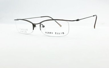 安心のニコン社製レンズ使用【レンズ付きメガネセット】　Perry Ellis　ペリーエリス　PE-203　グレーの画像