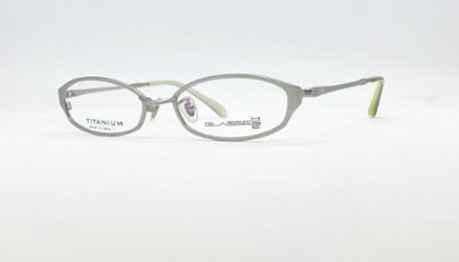 安心のニコン社製レンズ使用【レンズ付きメガネセット】　GLASSEES　5024　シルバーの画像