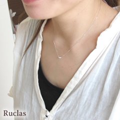 【Ruclas】女性の憧れマーキスカットダイヤモンドネックレス　SI〜VSクラスの輝き　[K10][K18]画像