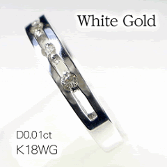 【5Stone】ファイブストーン×天然ダイヤモンドリング0.1ct/K18PGピンクゴールド/K18WG ホワイトゴールド/K18YG イエローゴールド指輪 ４月誕生石の画像