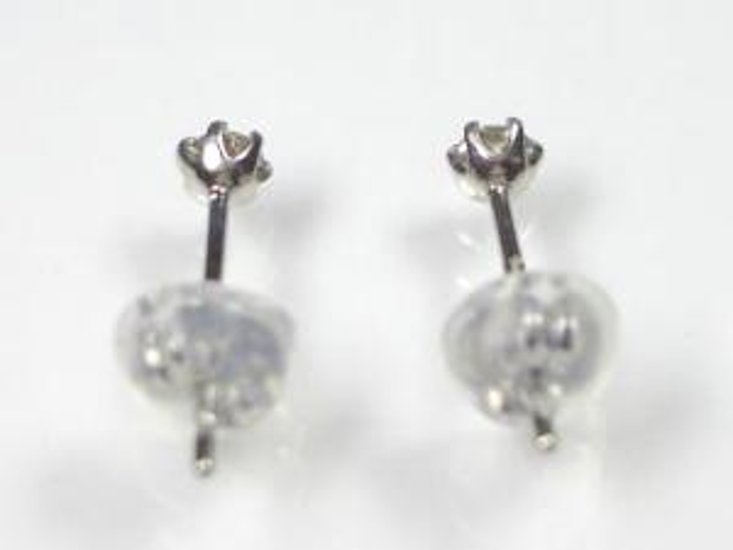 天然ダイヤモンドピアス・0.1ｃｔ/K10（ホワイトゴールド）(ピンクゴールド)(イエローゴールド)   天然ダイヤ　４月誕生石画像