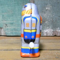 X-28 ミニロボット ブリキのおもちゃ ブリキ製ロボット　ゼンマイロボット　アメリカン雑貨画像