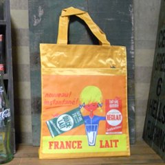 ナイロントートバッグ【FRANCE LAIT】　トートバッグ　アメリカン雑貨の画像