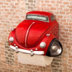 トイレットペーパーホルダー RED CAR ビートルタイプ アメリカン インテリアの画像