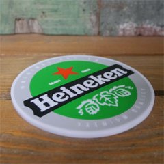 ハイネケン ラバーコースター 2枚セット Heineken　アメリカン雑貨画像