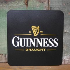 ギネスビール ラバーコースター 2枚セット GUINNESS　アメリカン雑貨画像