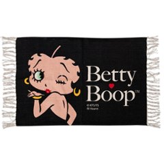 Betty Boop コットンマット　インテリアマット　玄関マット　バスマット　ベティー　アメリカン雑貨の画像