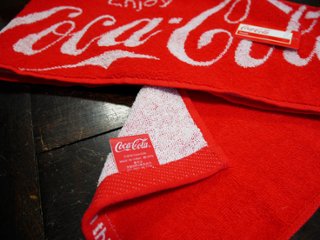 コカコーラ マフラータオル CocaCola ロングタオル アメリカン雑貨画像