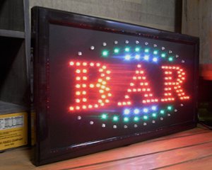 BAR LEDネオンサイン　アメリカン雑貨画像