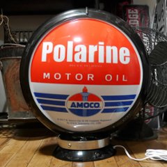 ガスランプ Polarine AMOCO インテリア ネオンサイン アメリカン雑貨の画像