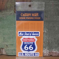 ルート66 ステッカー シール ROUTE66 SIGN STICKER　アメリカン雑貨の画像