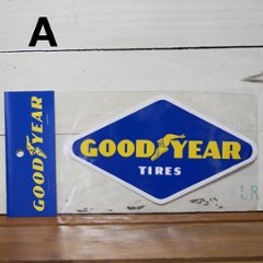 グッドイヤー ステッカー Lサイズ GOOD YEAR STICKER シール アメリカン雑貨画像