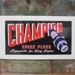 CHAMPION ステッカー チャンピオン シール アメリカン雑貨 アメリカンステッカーの画像