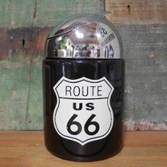 ルート66 卓上灰皿 ROUTE66 レトロドーム アッシュトレイ アメリカン雑貨の画像