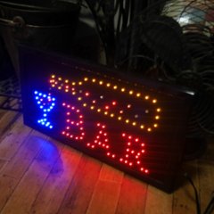 BAR LEDネオンサイン　バーLEDインテリアボード　アメリカン雑貨画像