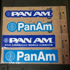  PANAM Sticker パンナム ステッカー シール パンアメリカン航空画像