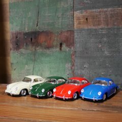 ポルシェ356B 1/32 レトロミニカー  キンスマート アメリカン雑貨の画像