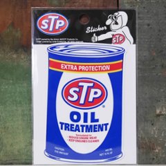 アメリカ企業物ステッカー STP OILステッカー シール　アドバタイジングステッカー　アメリカン雑貨の画像