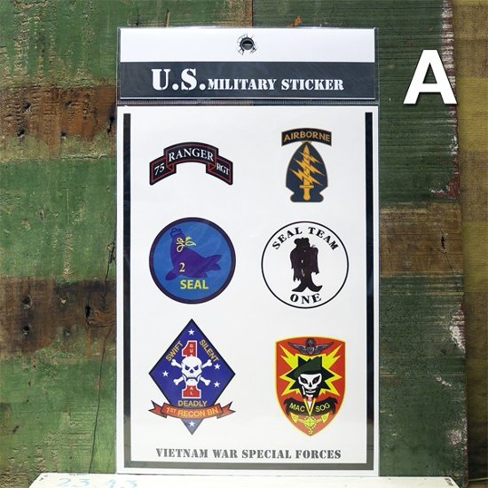 U.S. ミリタリー ステッカー MILITARY STICKER ステッカーシール アメリカン雑貨画像