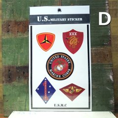 U.S. ミリタリー ステッカー MILITARY STICKER ステッカーシール アメリカン雑貨画像