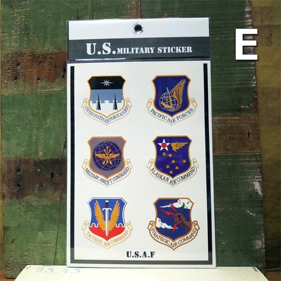 U.S. ミリタリー ステッカー MILITARY STICKER ステッカーシール アメリカン雑貨画像