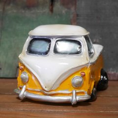 ピックアップトラック イエロー レジン 貯金箱 VWタイプバンク　アメリカン雑貨画像