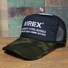 AVIREX 帽子 NUMBERING メッシュキャップ アヴィレックス ミリタリー　アメカジ　アメリカン雑貨の画像