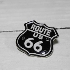 ルート66ピンズ　USピンバッジ　ROUTE66　アメリカン雑貨の画像