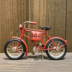 ブリキのおもちゃ バイシクルメッセンジャー 自転車便 グッドオールド ブリキ製自転車　アメリカン雑貨画像