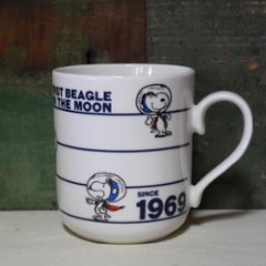 スヌーピー アストロノーツ 50th マグカップ ストライプ SNOOPY コップ PEANUTS　アメリカン雑貨　の画像