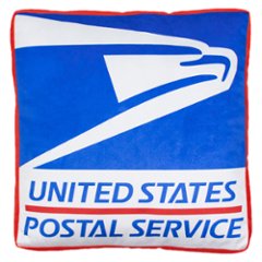 USPS アドバタイジング クッション アメリカン 米国郵政公社 座布団の画像