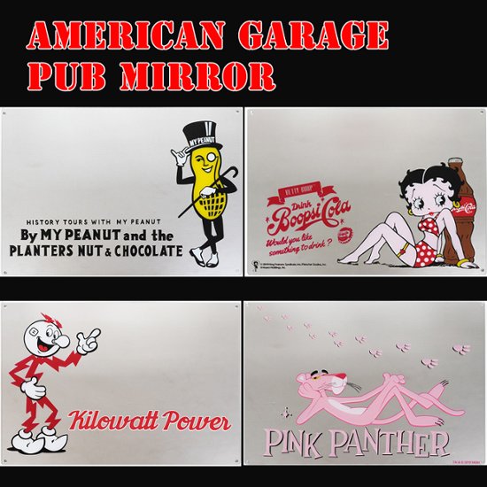 アメリカン ガレージ パブミラー インテリア ウォールミラー 鏡 AMERICAN GARAGE画像