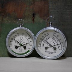 ダルトン　温度計・湿度計　Thermo-hygrometer　ラウンド　  アメリカン雑貨の画像