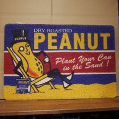 PVCエントランスマットPEANUT ピーナッツ 玄関マット コイルマット　ガレージマット　アメリカンインテリアの画像