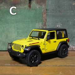 ジープ ラングラー 2018 ミニカー Jeep Wrangler KiNSMART 1/34 レトロミニカー アメリカン雑貨画像