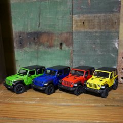 ジープ ラングラー 2018 ミニカー Jeep Wrangler KiNSMART 1/34 レトロミニカー アメリカン雑貨画像