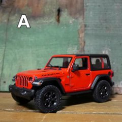 ジープ ラングラー 2018 ミニカー Jeep Wrangler KiNSMART 1/34 レトロミニカー アメリカン雑貨画像