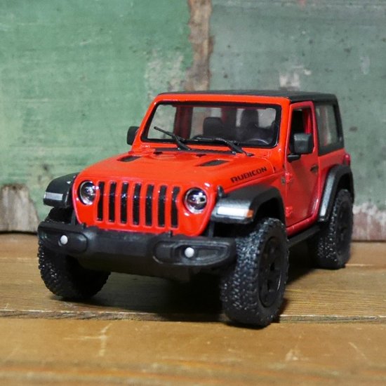 ジープ ラングラー 2018 ミニカー Jeep Wrangler KiNSMART 1/34 レトロミニカー アメリカン雑貨画像