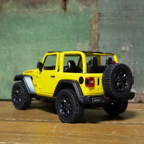 ジープ ラングラー 2018 オープンカー Jeep Wrangler KiNSMART 1/34 レトロミニカー アメリカン雑貨画像