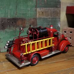 ヴィンテージカー消防車 fireengine ブリキのおもちゃ アメリカン雑貨画像